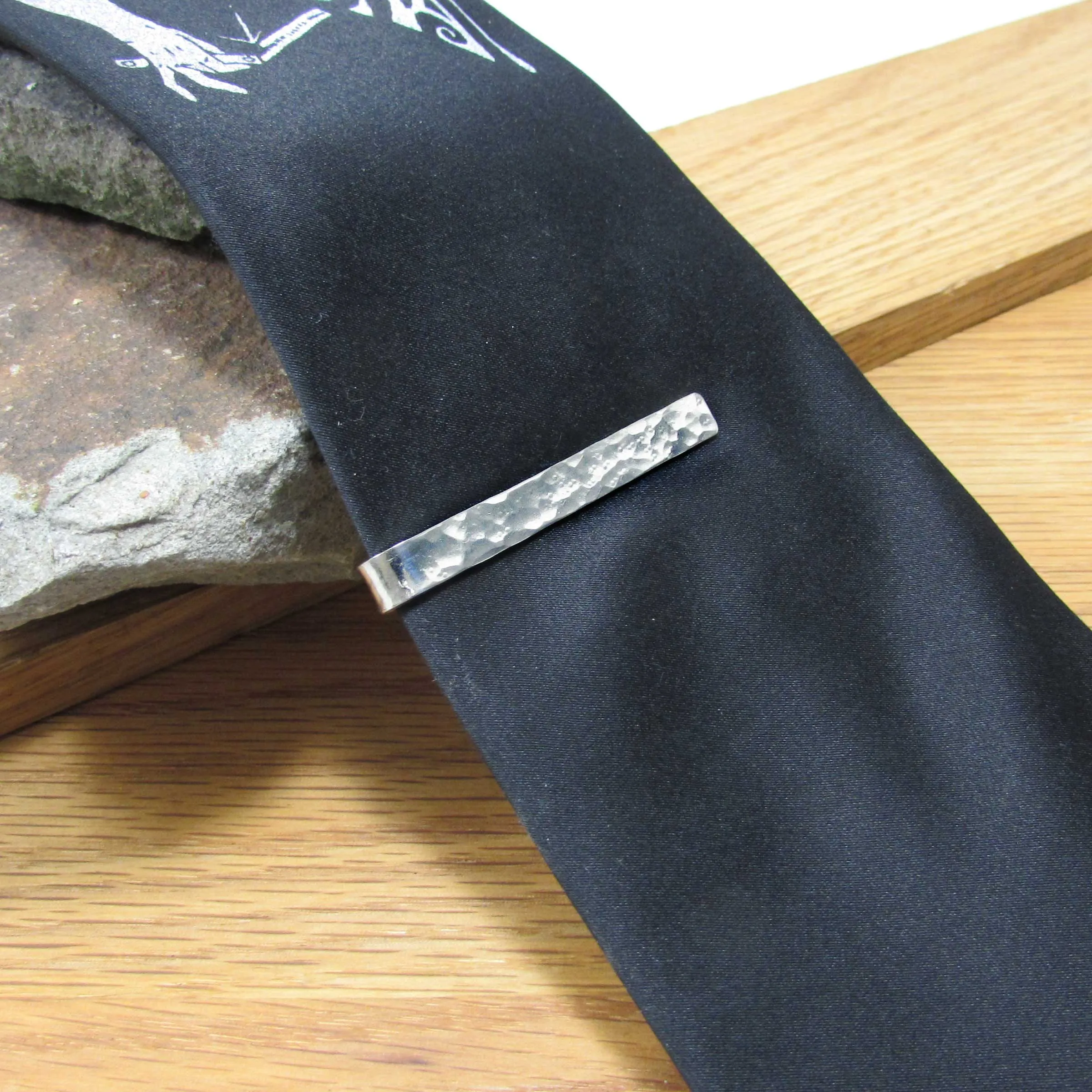 Hammered Tie Bar