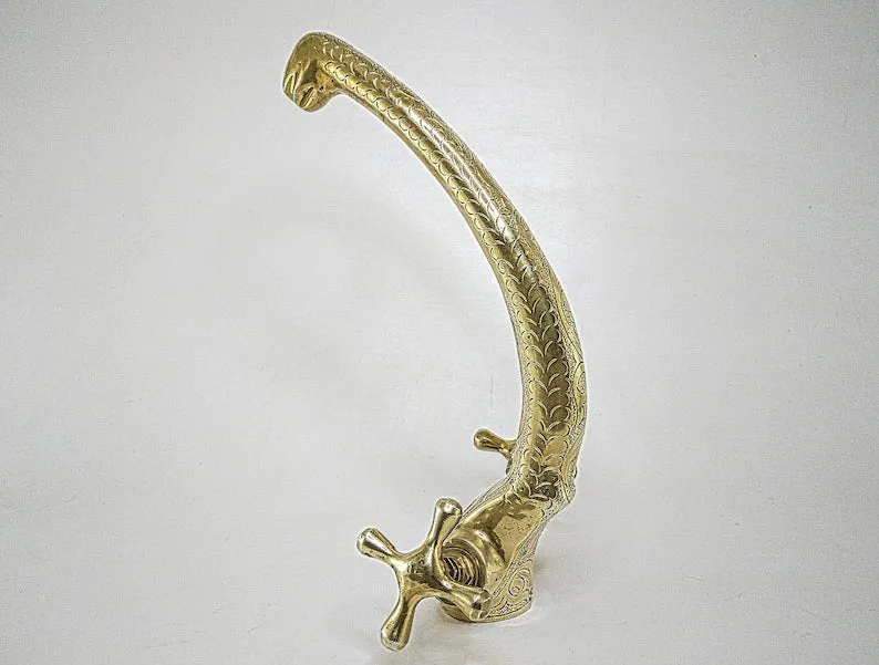 kitchen faucets, rustic faucet, faucet, brass faucet,