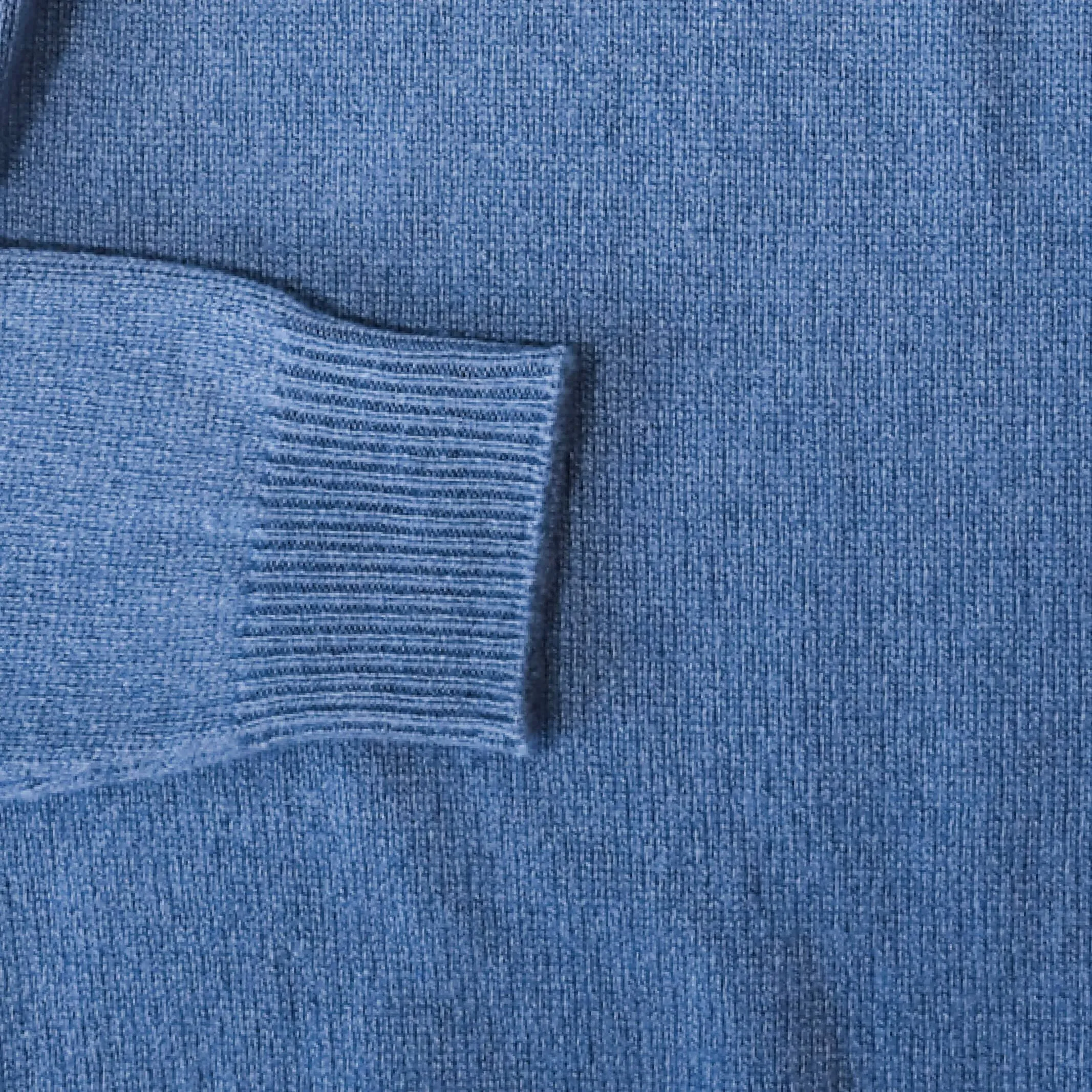 The Slate Blue Ashton Quarter-Zip Sweater